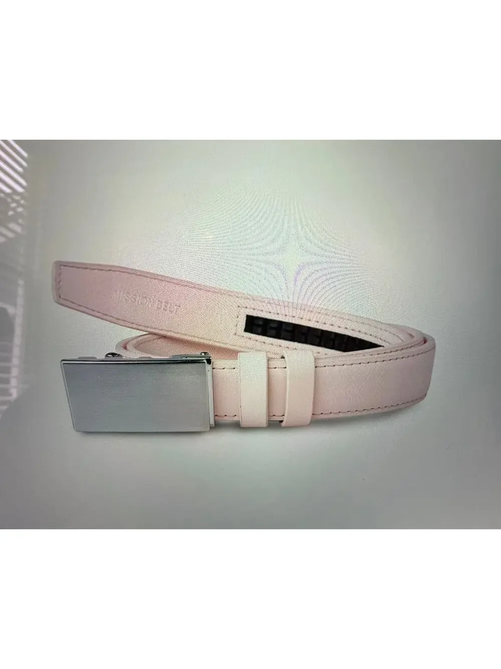 Mission Belt Kids Adjustable Leather Belt Girls Pink